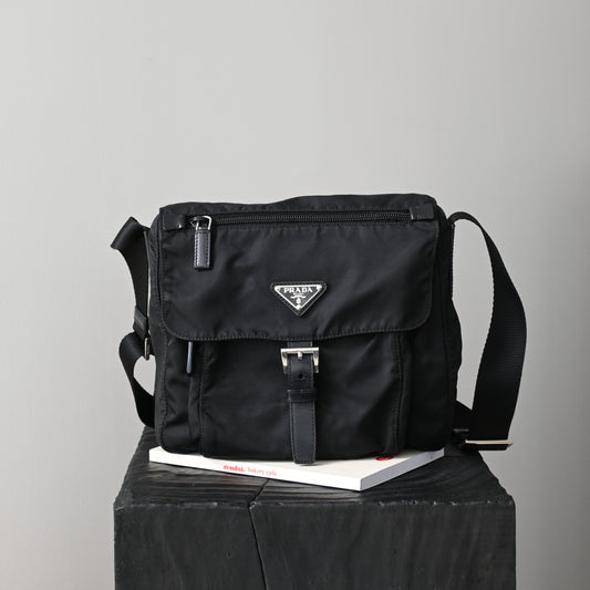 Prada Tessuto Nylon Crossbody Bag - Leluxe Vintage Sdn. Bhd.
