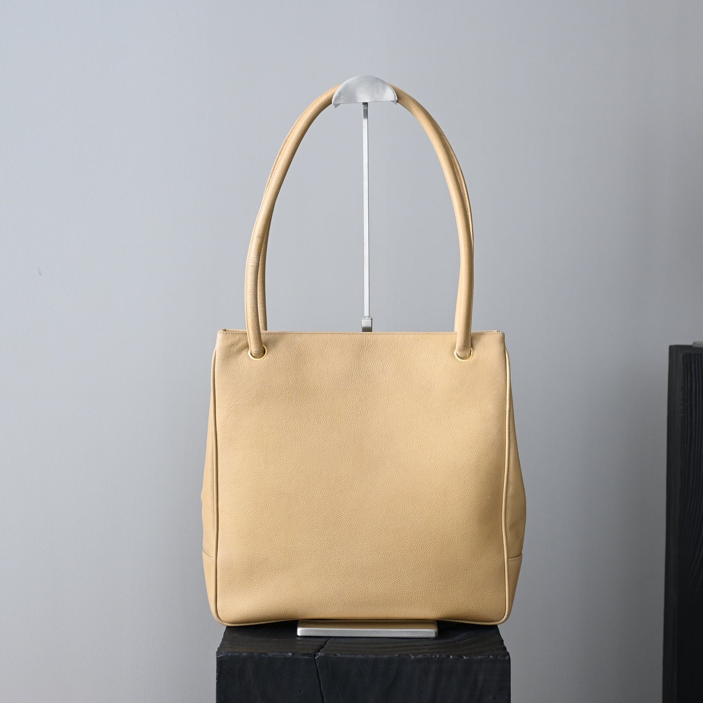 Chanel CC Timeless Tote Beige - Leluxe Vintage Sdn. Bhd.
