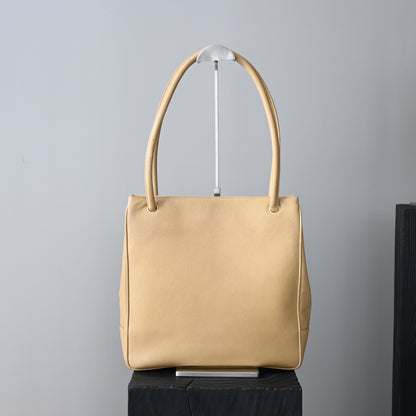 Chanel CC Timeless Tote Beige - Leluxe Vintage Sdn. Bhd.