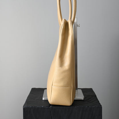 Chanel CC Timeless Tote Beige - Leluxe Vintage Sdn. Bhd.