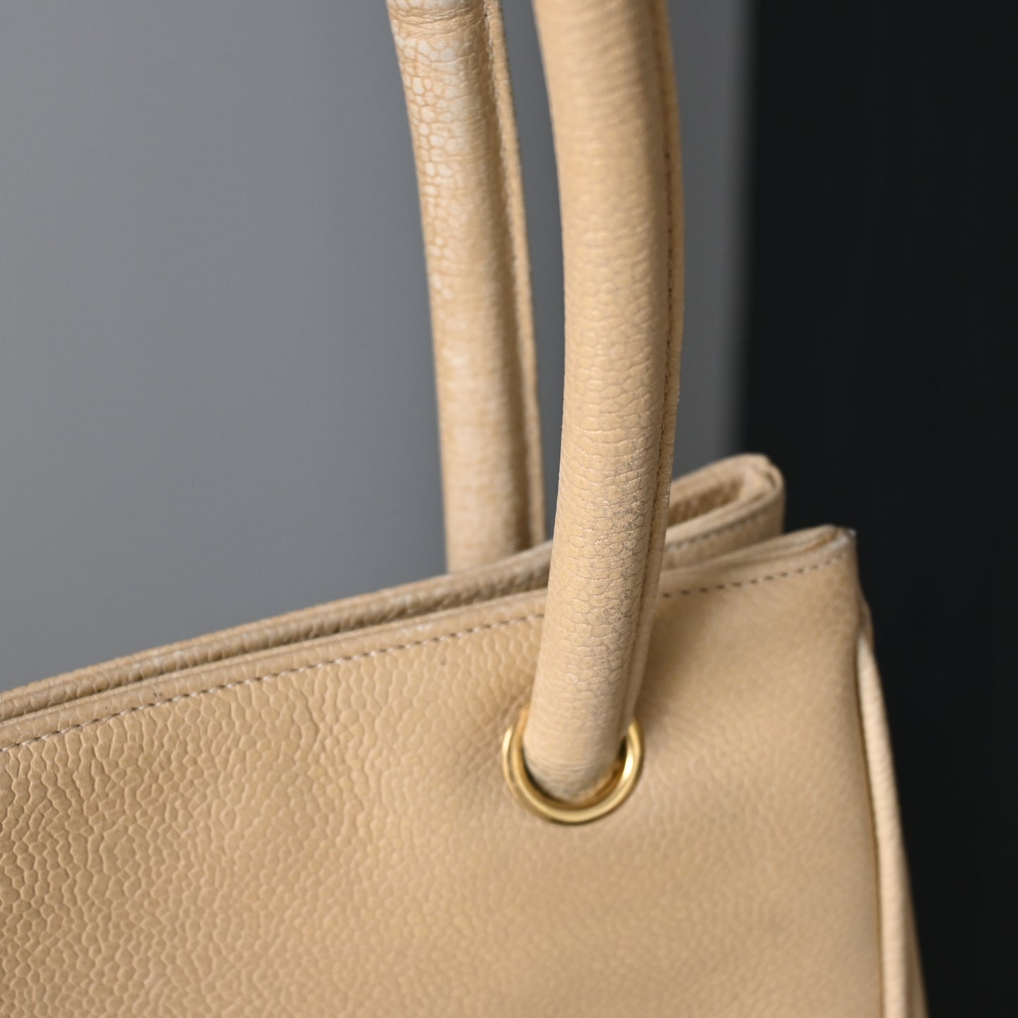 Chanel CC Timeless Tote Beige - Leluxe Vintage Sdn. Bhd.