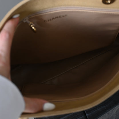 Chanel CC Timeless Tote Beige - Leluxe Vintage Sdn. Bhd.
