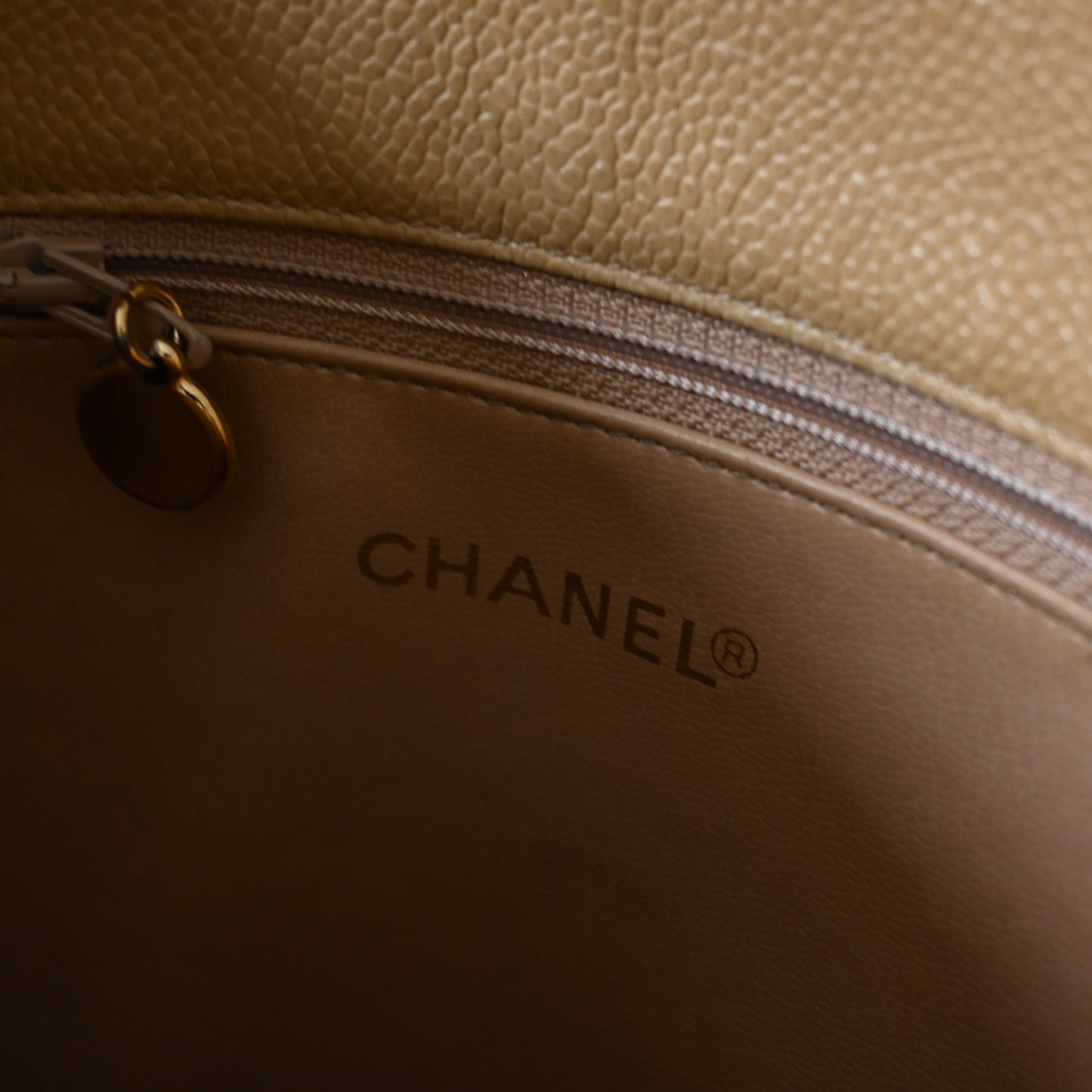 Chanel CC Timeless Tote Beige - Leluxe Vintage Sdn. Bhd.
