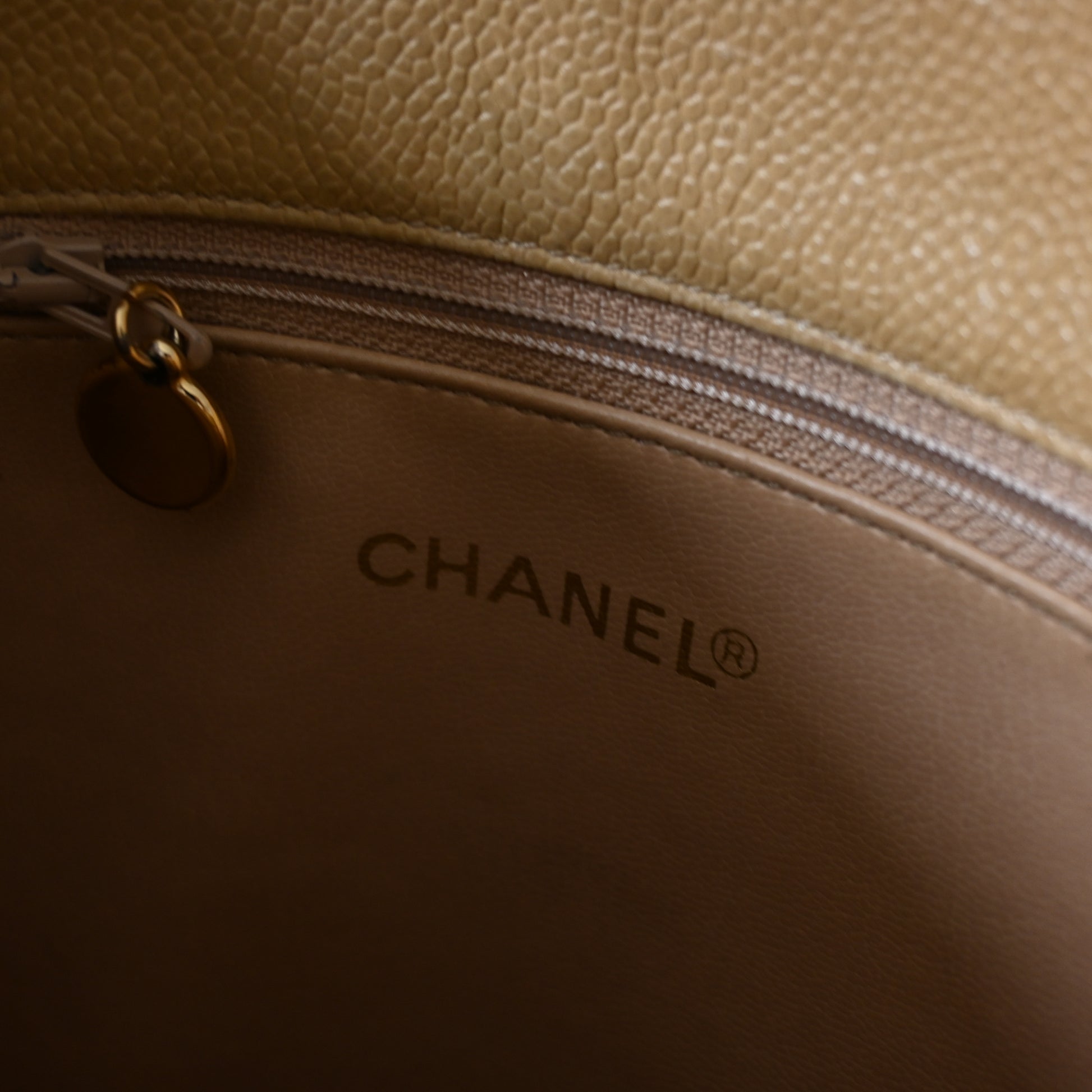 Chanel CC Timeless Tote Beige - Leluxe Vintage Sdn. Bhd.