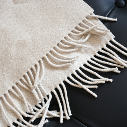 Fendi FXT324 Scarf Wool & Cashmere Beige