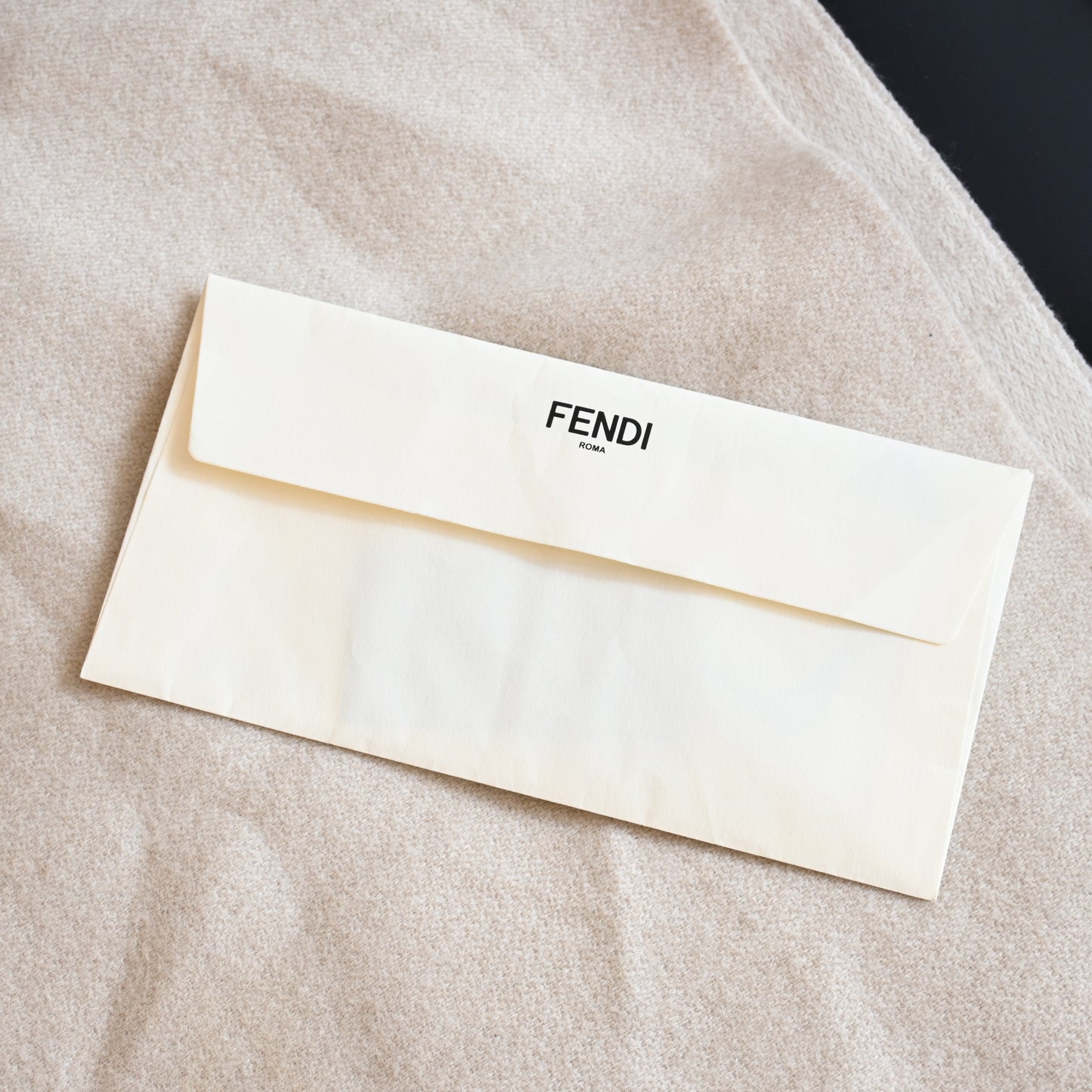 Fendi FXT324 Scarf Wool & Cashmere Beige