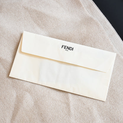 Fendi FXT324 Scarf Wool & Cashmere Beige