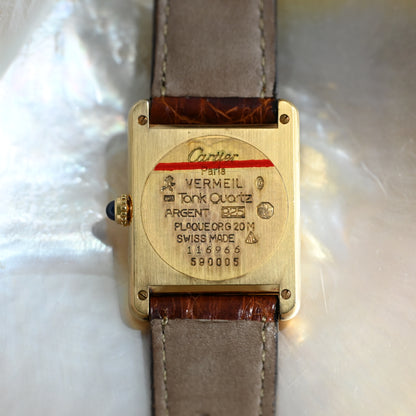 Cartier Must Tank LM W1002653 ref. 590005