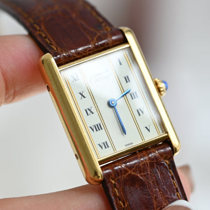 Cartier Must Tank LM W1002653 ref. 590005
