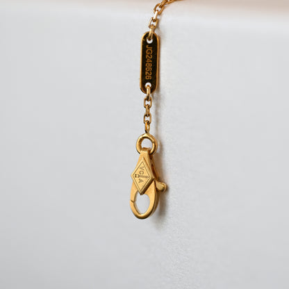 Van Cleef Sweet Alhambra Bracelet YG White Mother of Pearl