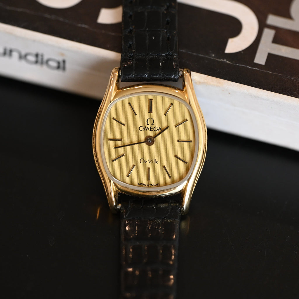 Omega De Ville Vertical Striped Dial Watch Ref.591.0158 Cal.1387 - 1982
