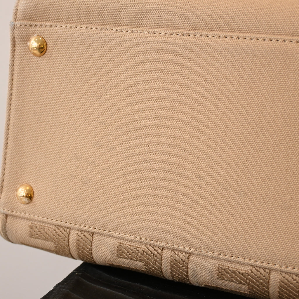 Fendi Wool Peekaboo X-Lite Large Tote