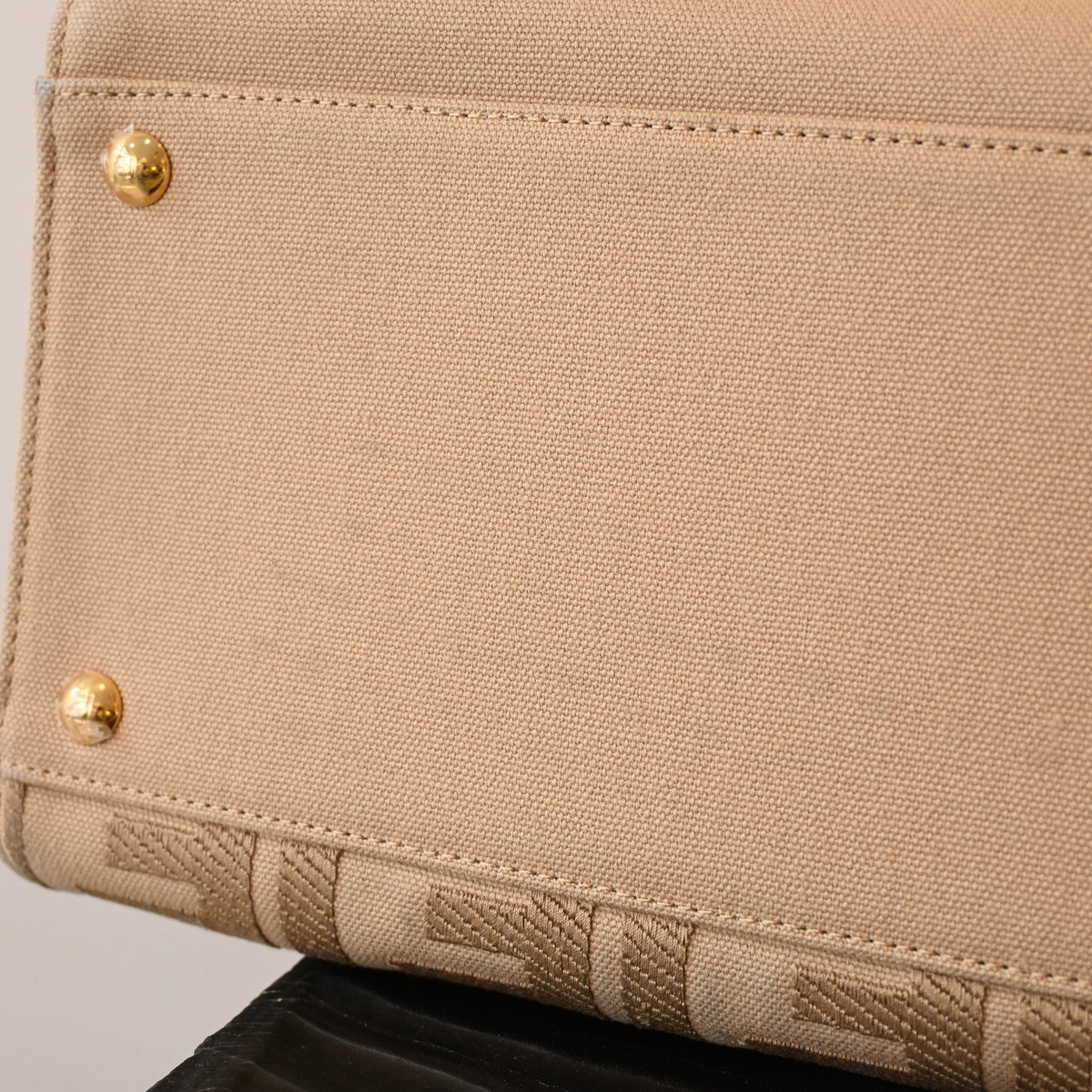 Fendi Wool Peekaboo X-Lite Large Tote