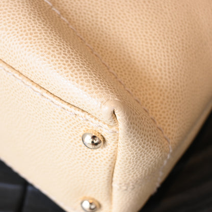 Chanel Caviar CC Hobo Wood Chain - Leluxe Vintage Sdn. Bhd.