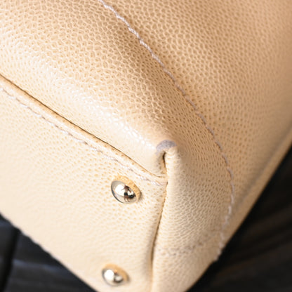 Chanel Caviar CC Hobo Wood Chain - Leluxe Vintage Sdn. Bhd.