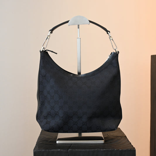 Gucci GG Black Hobo - Leluxe Vintage Sdn. Bhd.
