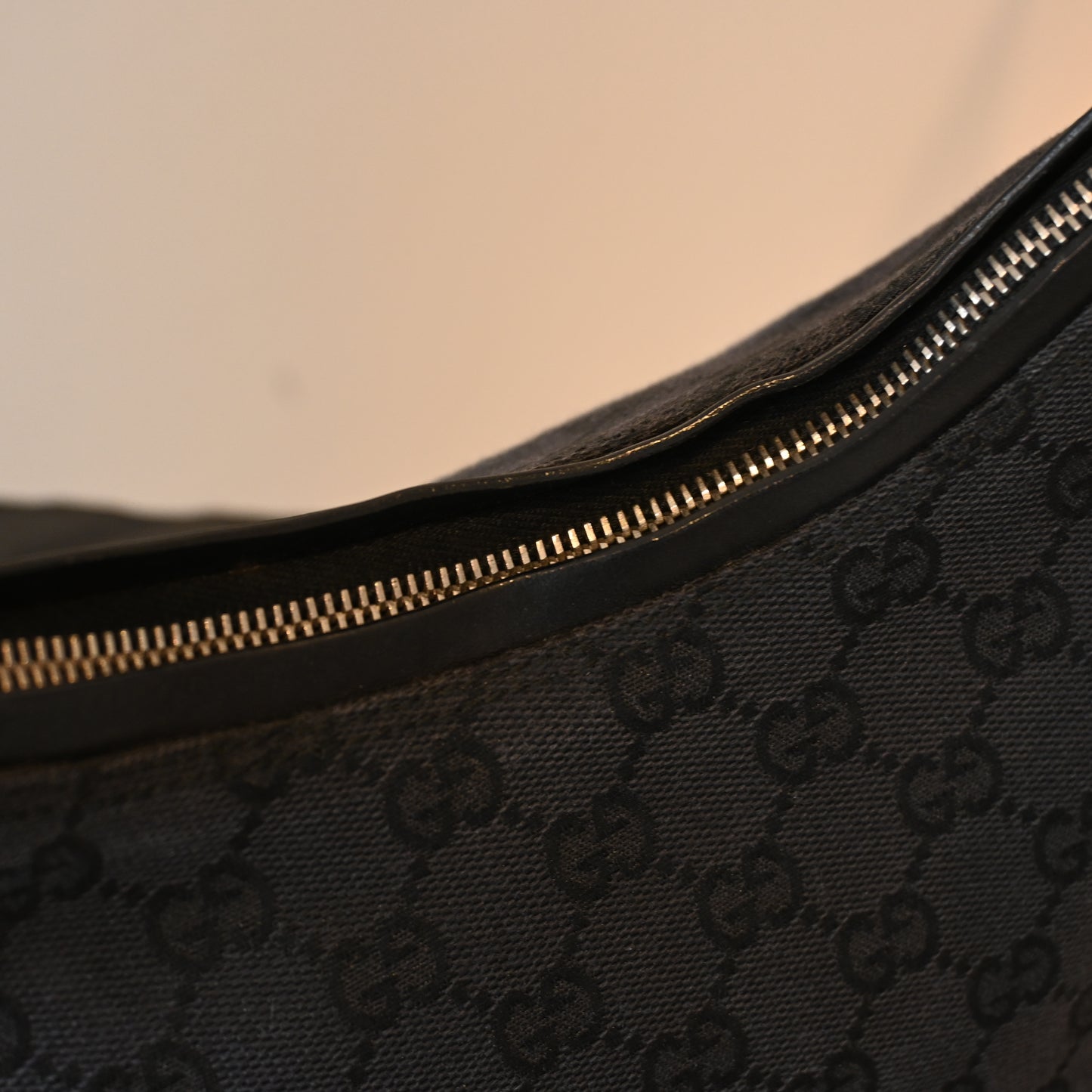 Gucci GG Black Hobo - Leluxe Vintage Sdn. Bhd.
