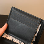 Chanel Coco Trifold Calfskin Wallet with Floral Charm Logo
