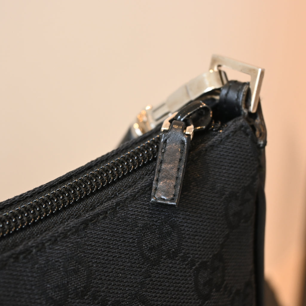 Gucci GG Canvas Bamboo Hobo - Leluxe Vintage Sdn. Bhd.