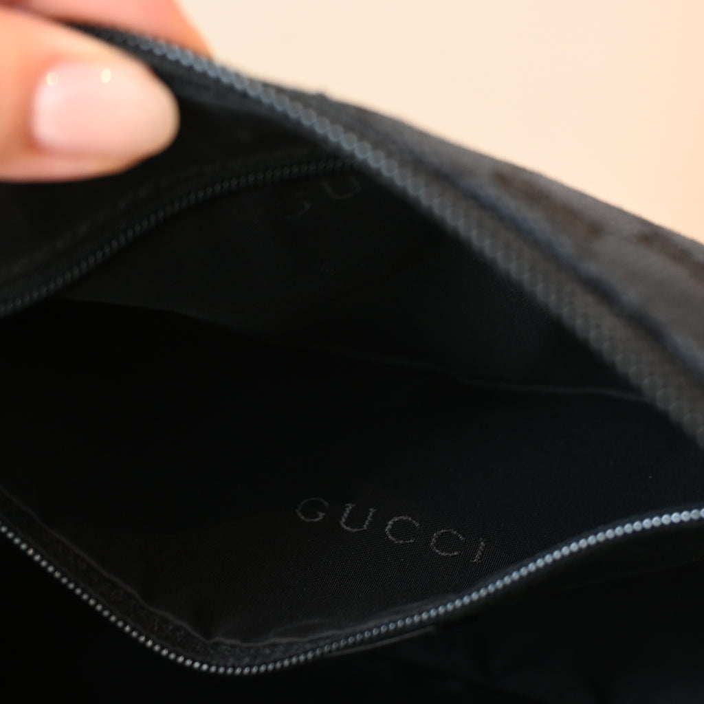 Gucci GG Canvas Bamboo Hobo - Leluxe Vintage Sdn. Bhd.