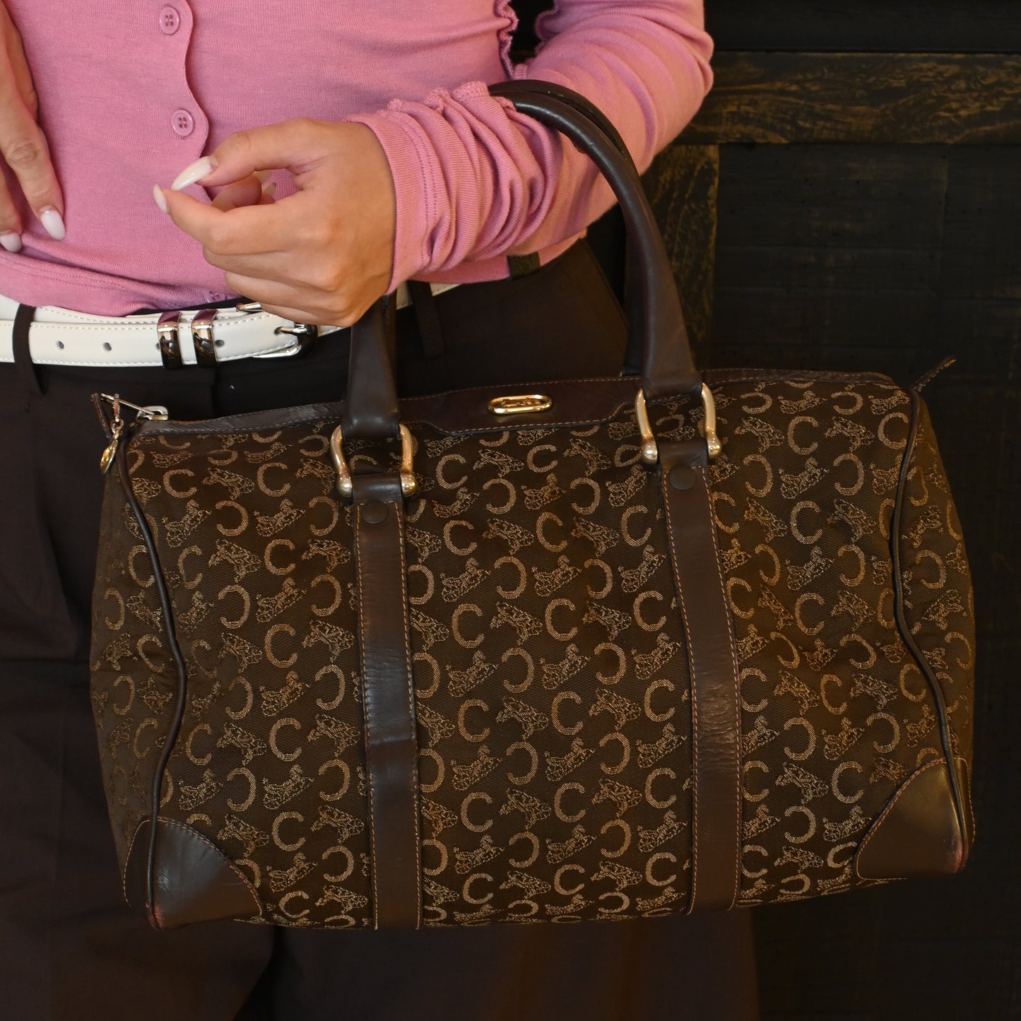 Celine Triomphe Boston - Leluxe Vintage Sdn. Bhd.