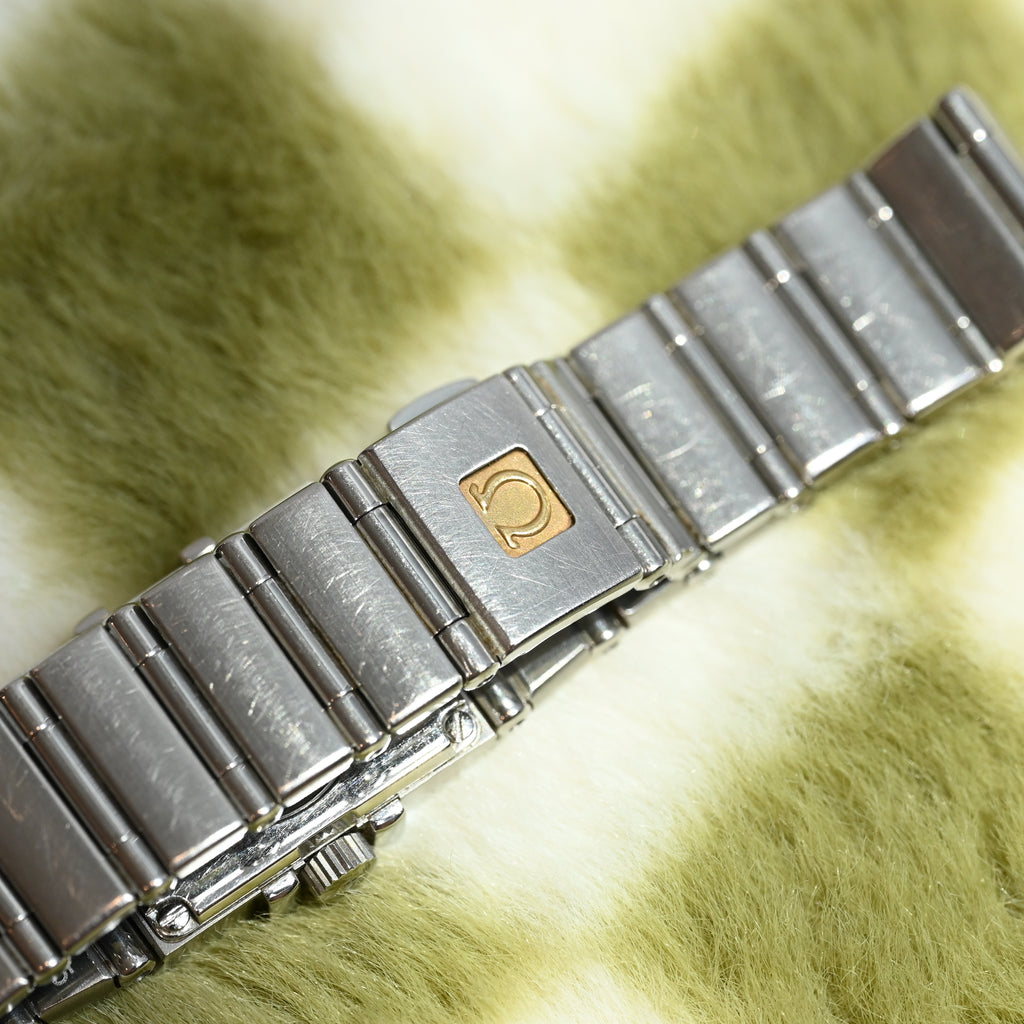 Omega Constellation Quadra Mini Pink MOP Dial Watch
