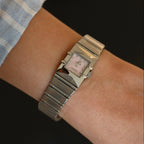 Omega Constellation Quadra Mini Pink MOP Dial Watch