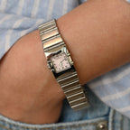 Omega Constellation Quadra Mini Pink MOP Dial Watch