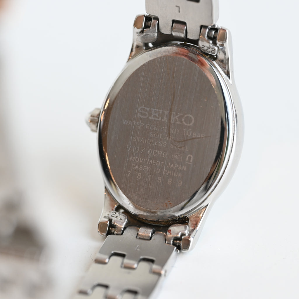 Seiko V117-0CR0 Solar Watch - Leluxe Vintage Sdn. Bhd.