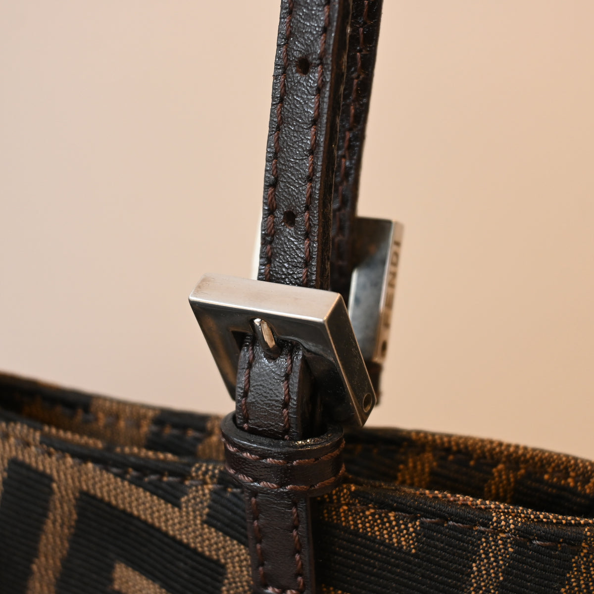 Fendi Zucca Canvas Hobo