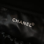 Chanel Vintage Vanity Case Black Caviar