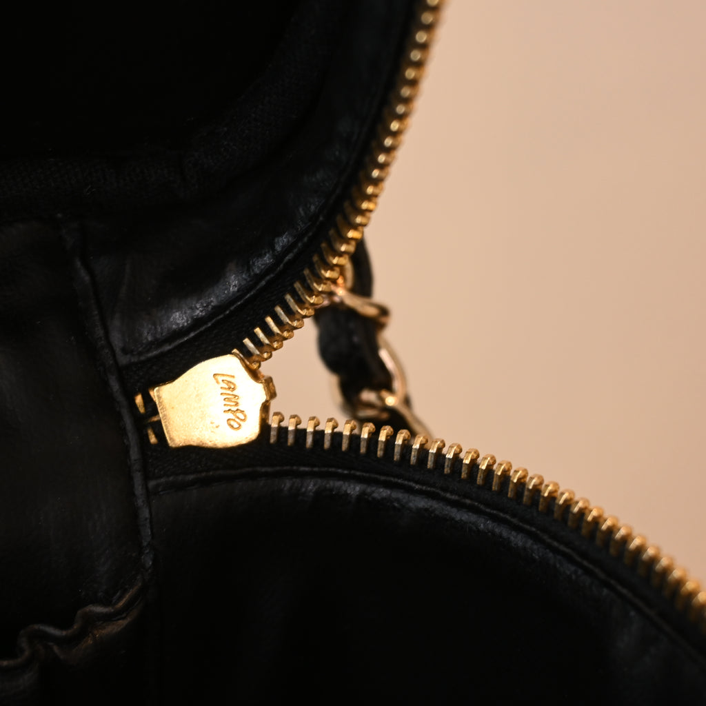 Chanel Vintage Vanity Case Black Caviar
