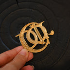 Christian Dior Emblem Logo Brooch