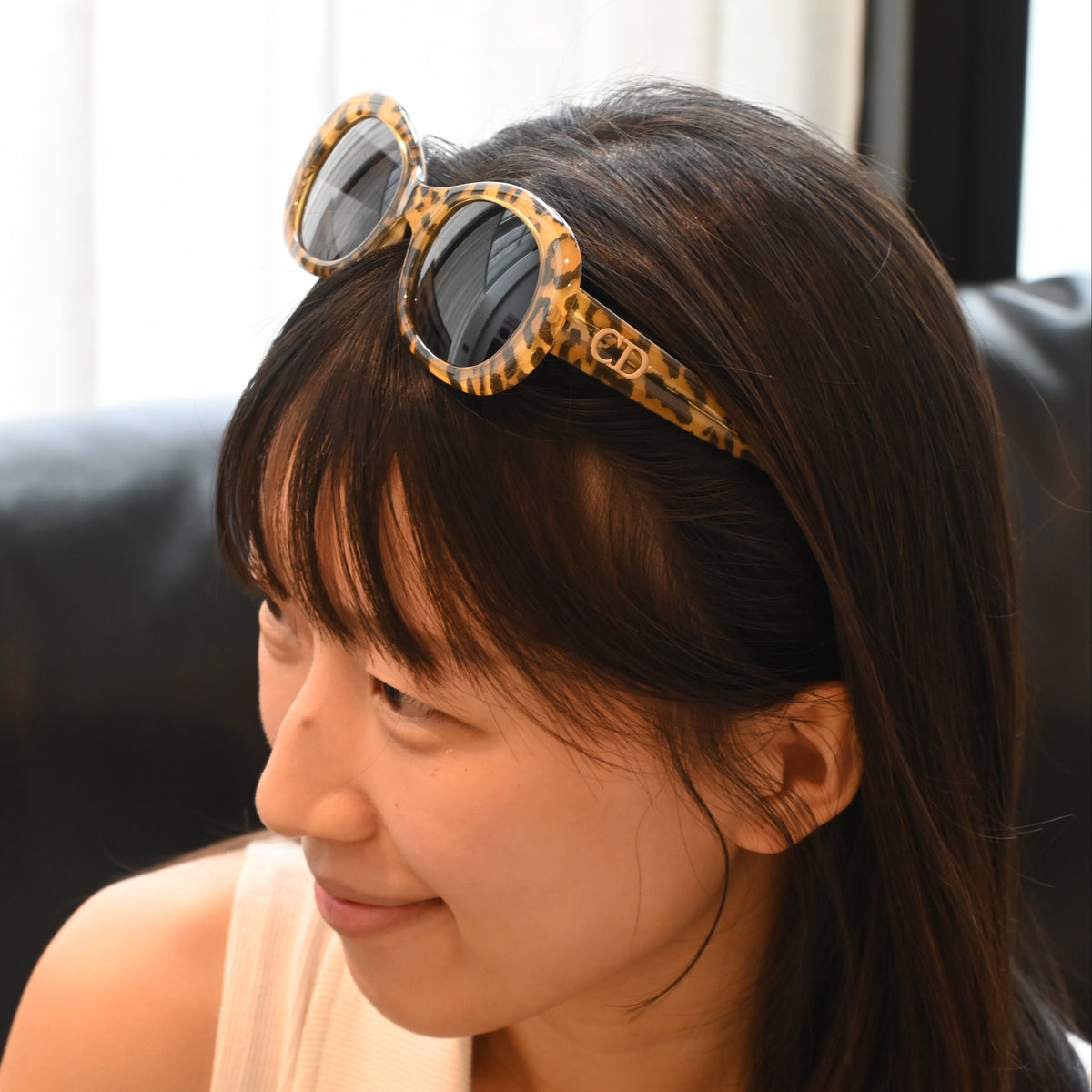 Christian Dior 2957 Leopard Pattern Sunglasses