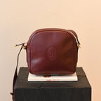 Cartier Bordeaux Crossbody Bag - Leluxe Vintage Sdn. Bhd.