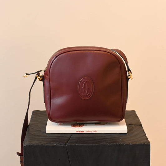 Cartier Bordeaux Crossbody Bag