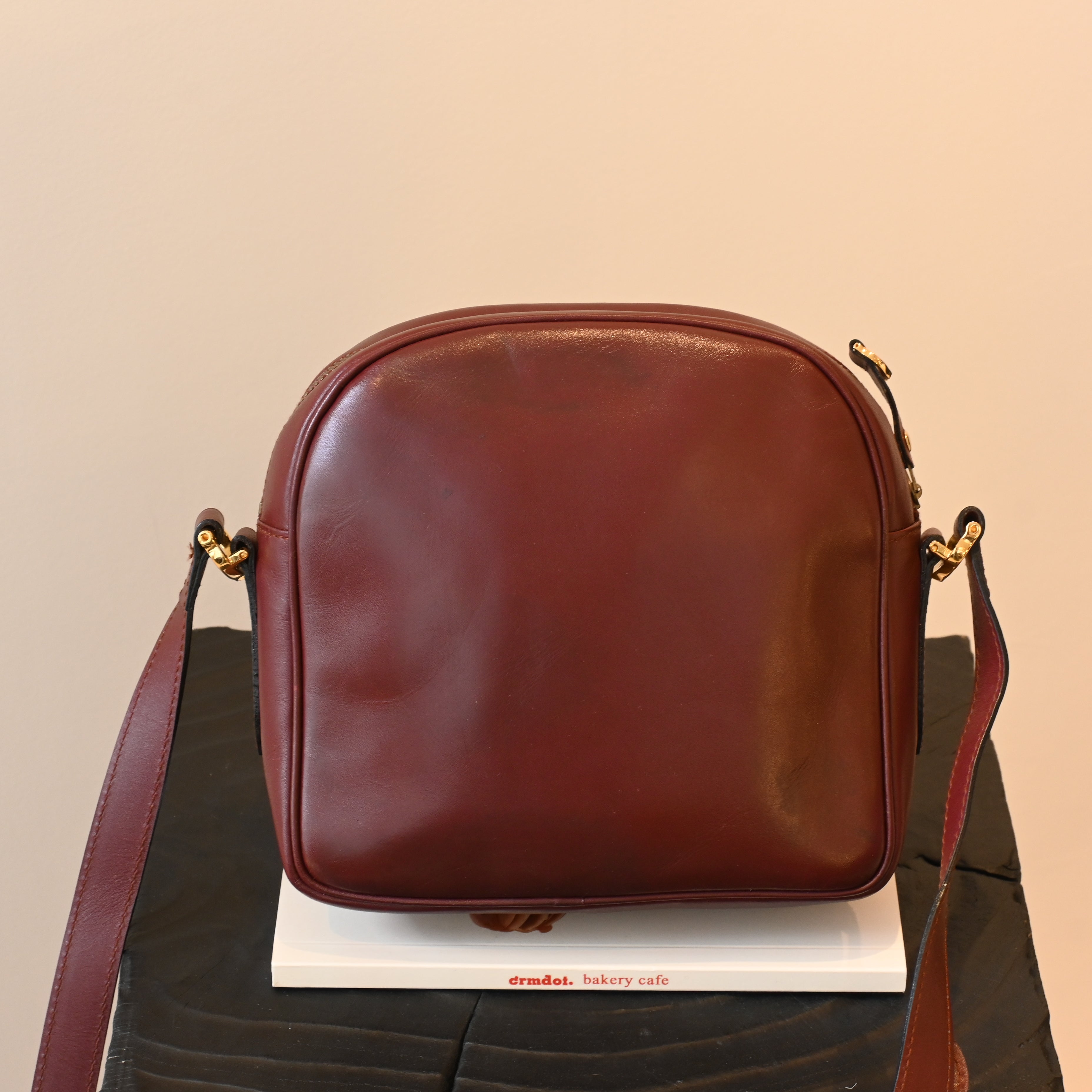 Cartier Bordeaux Crossbody Bag - Leluxe Vintage Sdn. Bhd.