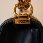 Chanel Cruise Chevron Boy Old Medium Braided Flap - Leluxe Vintage Sdn. Bhd.