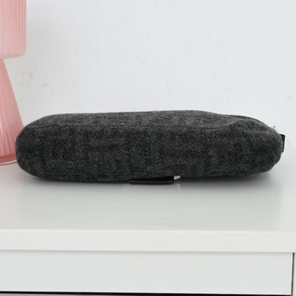 Fendi Zucca Baguette Wool Gray