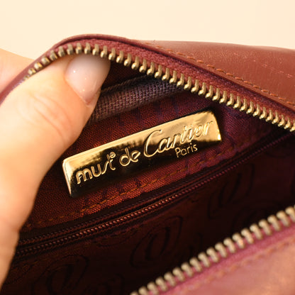 Cartier Bordeaux Crossbody Bag