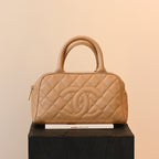 Chanel Matelasse Bowling Bag - Leluxe Vintage Sdn. Bhd.