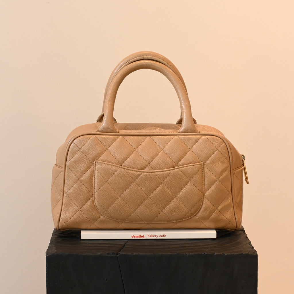 Chanel Matelasse Bowling Bag - Leluxe Vintage Sdn. Bhd.