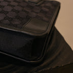 Gucci GG Black Canvas Mini Tote - Leluxe Vintage Sdn. Bhd.
