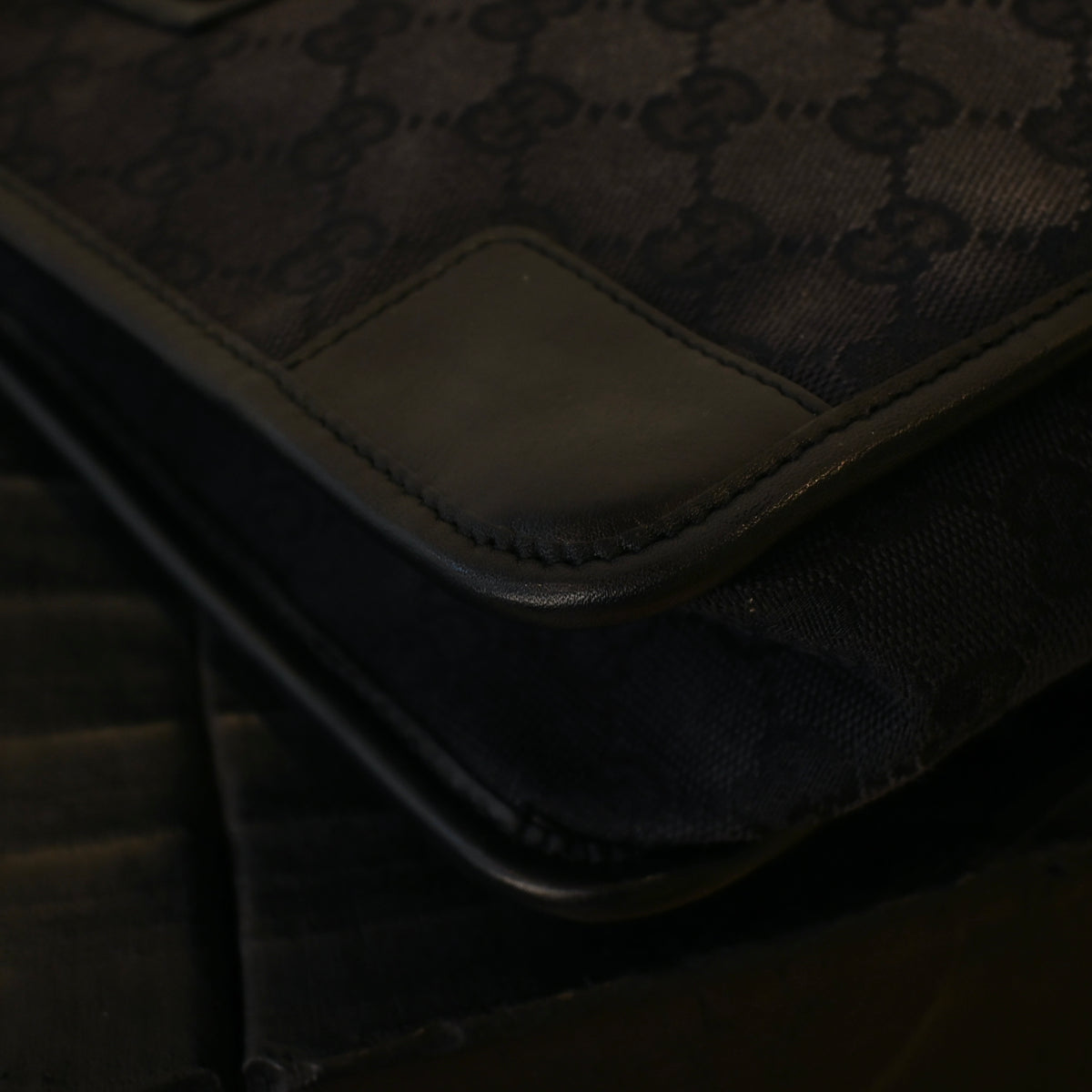 Gucci GG Black Canvas Mini Tote - Leluxe Vintage Sdn. Bhd.
