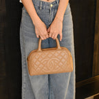 Chanel Matelasse Bowling Bag - Leluxe Vintage Sdn. Bhd.