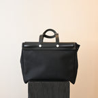 Hermès Herbag Cabas Toile Officier × Vache Hunter