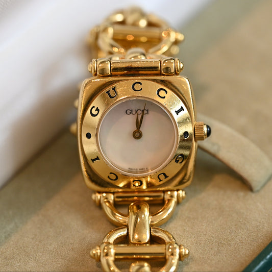 Gucci 6400L GG Horsebit Watch