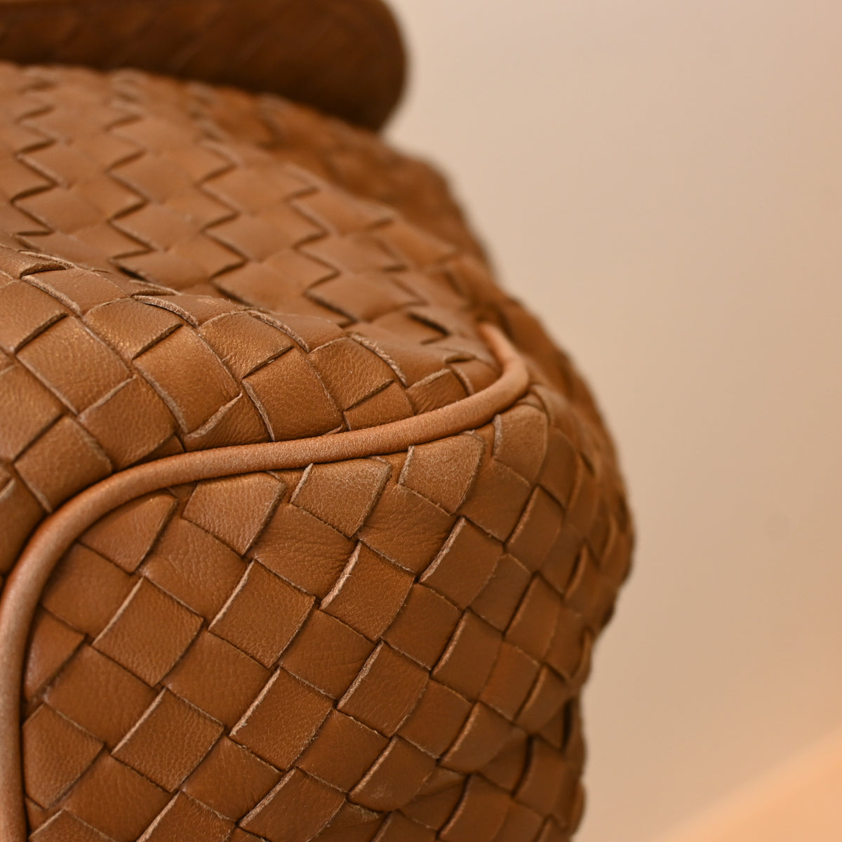 Bottega Veneta Intrecciato Double Flap Brown Hobo