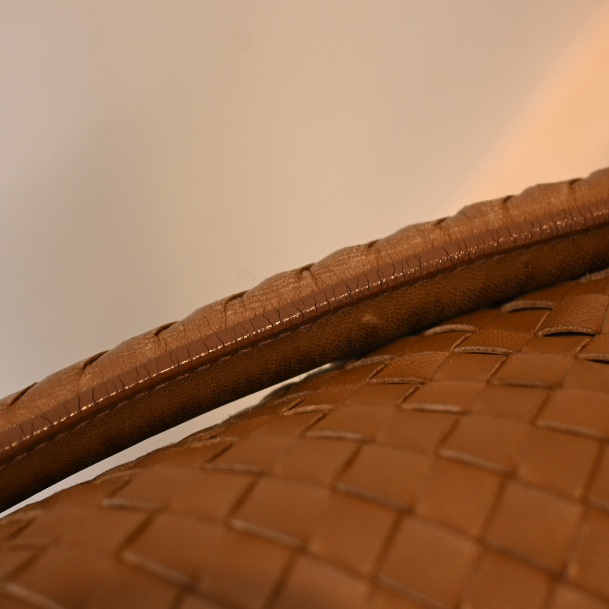 Bottega Veneta Intrecciato Double Flap Brown Hobo