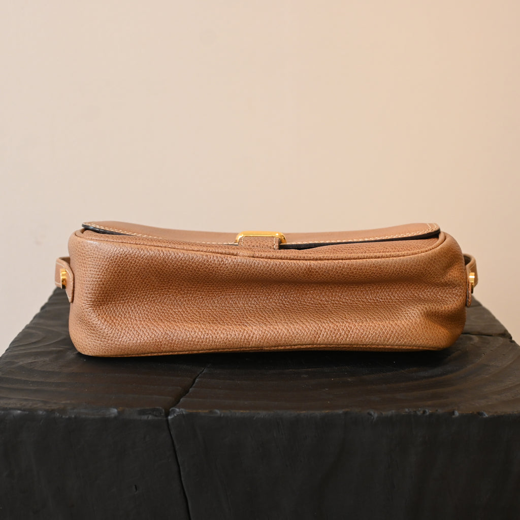 Loewe Anagram Embossed Grained Calfskin Crossbody Bag